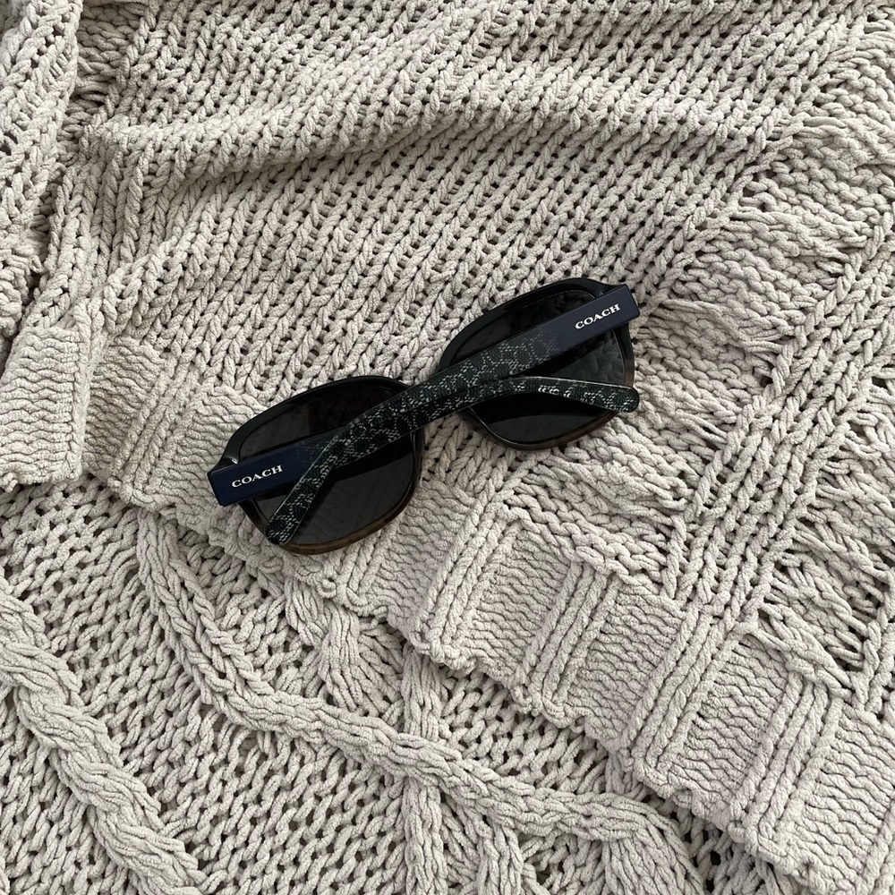 Coach Navy Sand Sunglasses - Picture 3 of 7